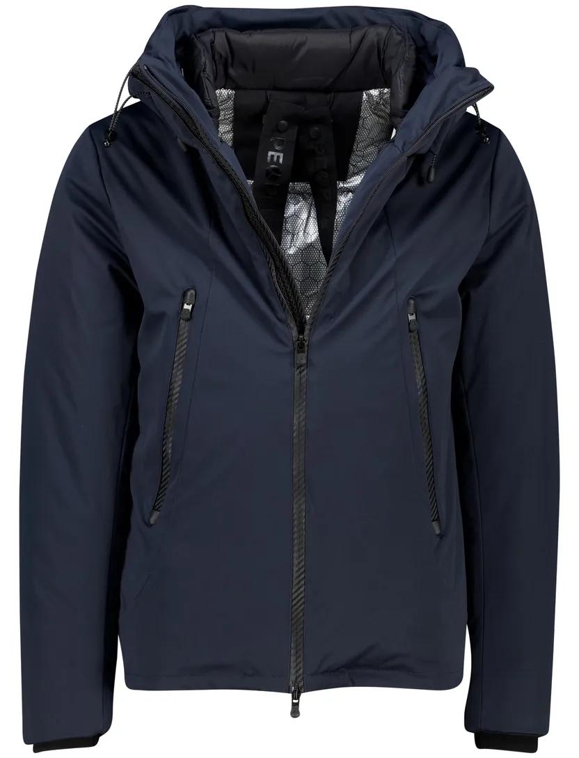 People of Shibuya winterjas donkerblauw Primaloft
