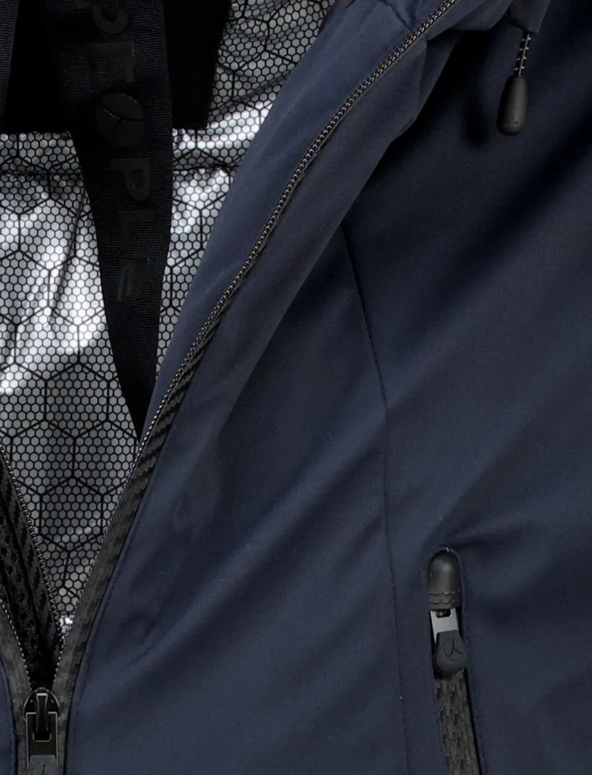 People of Shibuya winterjas donkerblauw Primaloft