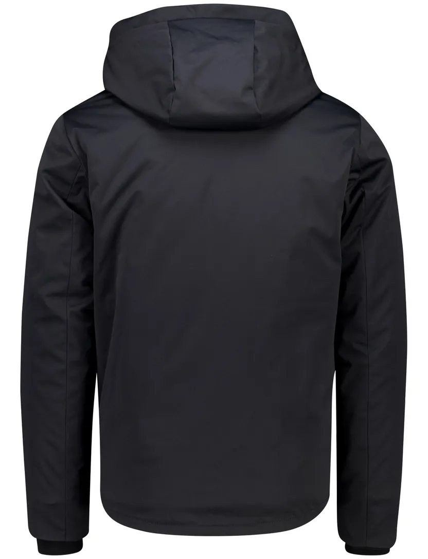 People of Shibuya jack zwart effen Primaloft normale fit