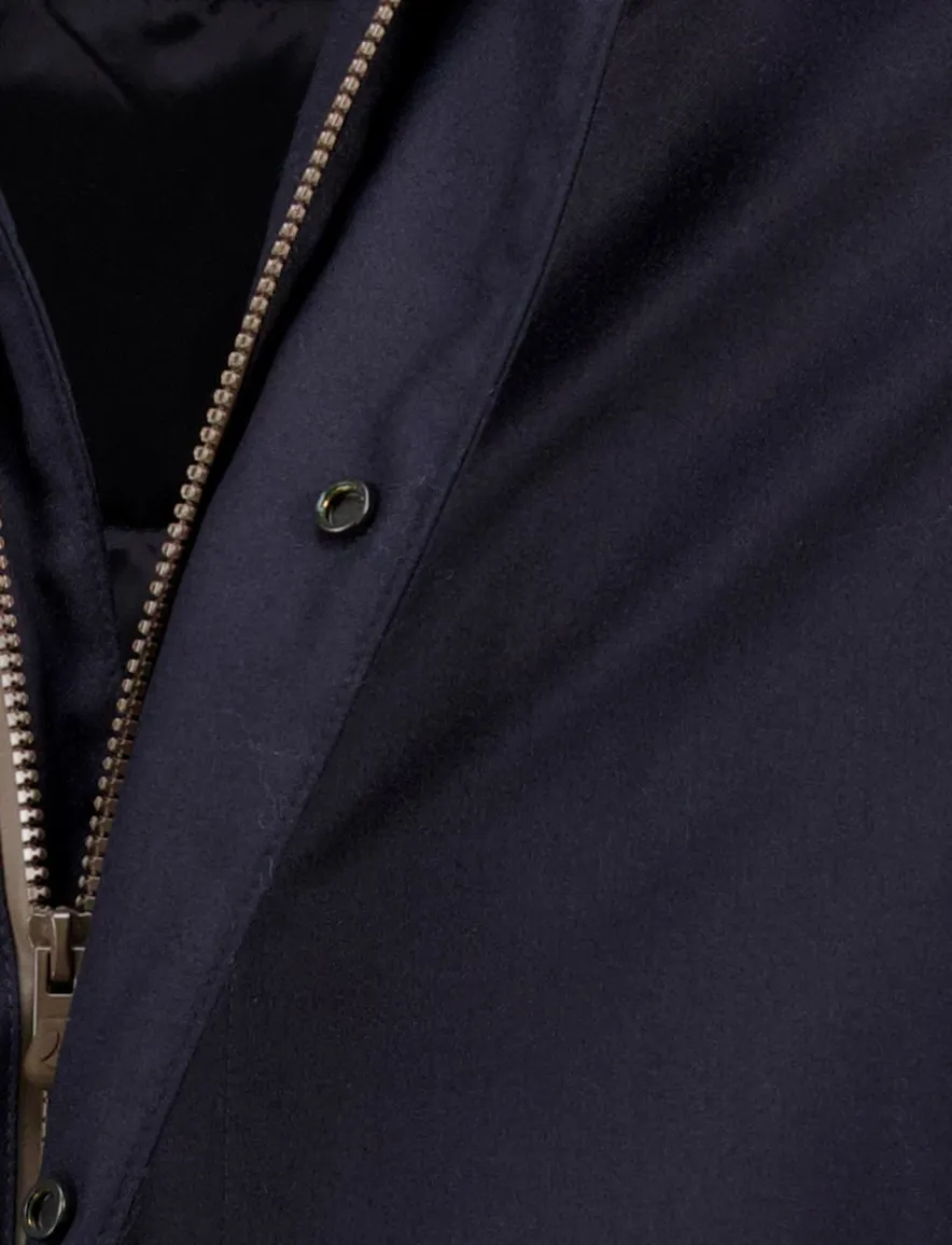 People of Shibuya jack effen donkerblauw normale fit