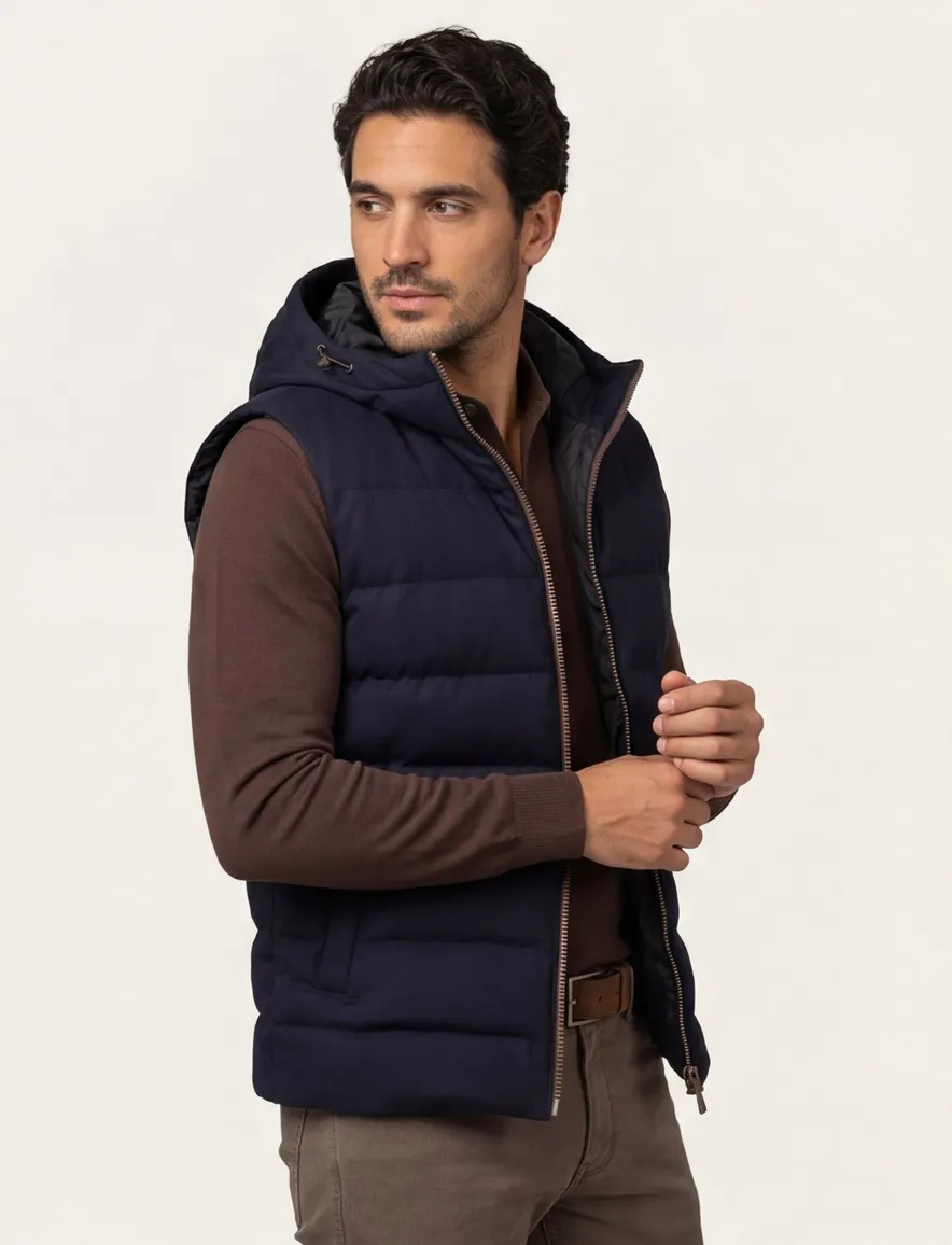 People of Shibuya bodywarmer donkerblauw
