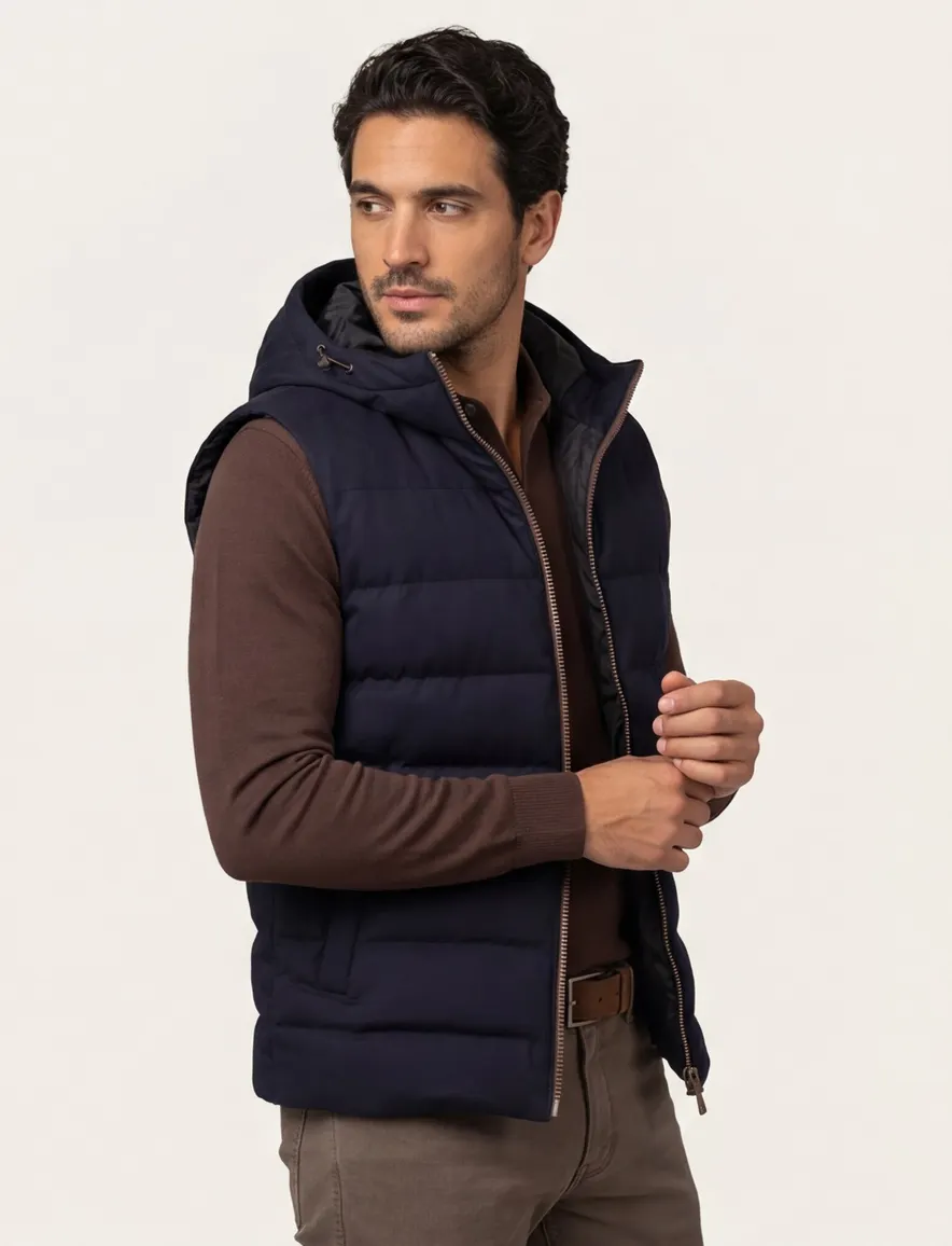 People of Shibuya bodywarmer donkerblauw