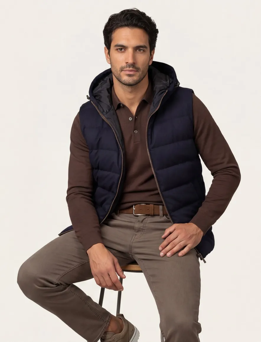 People of Shibuya bodywarmer donkerblauw