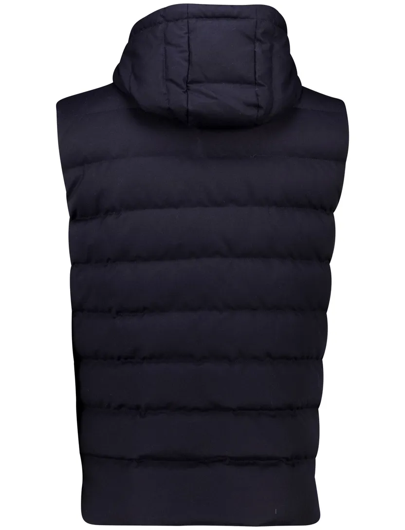 People of Shibuya bodywarmer donkerblauw effen