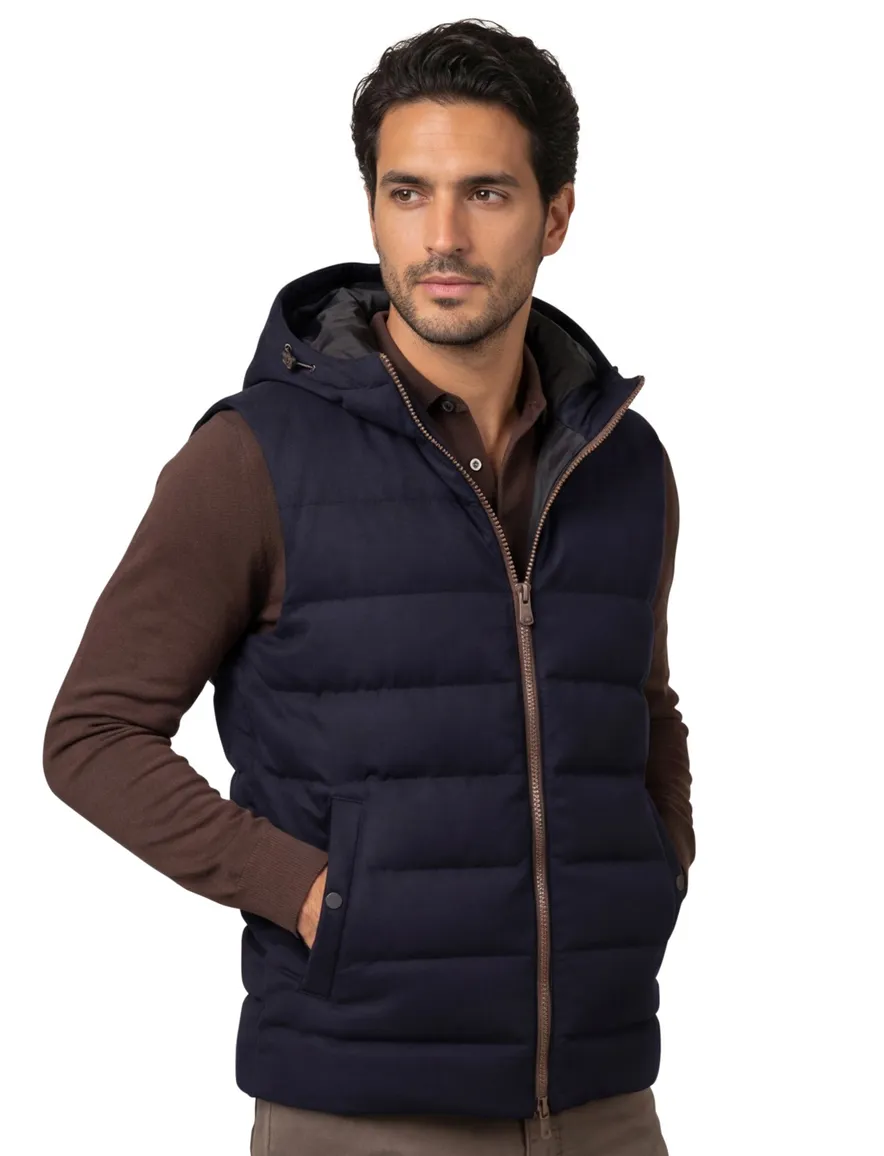 People of Shibuya bodywarmer donkerblauw