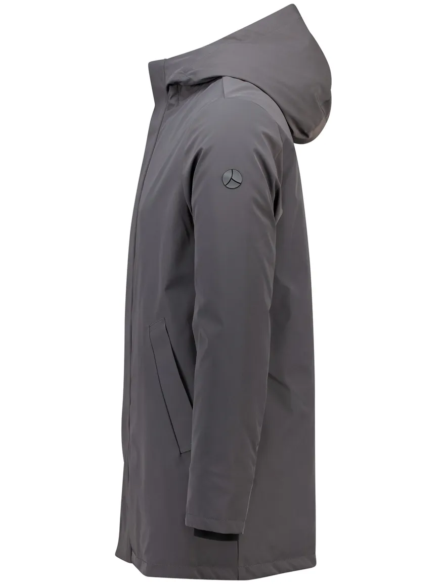 People of Shibuya jack donkergrijs polyamide