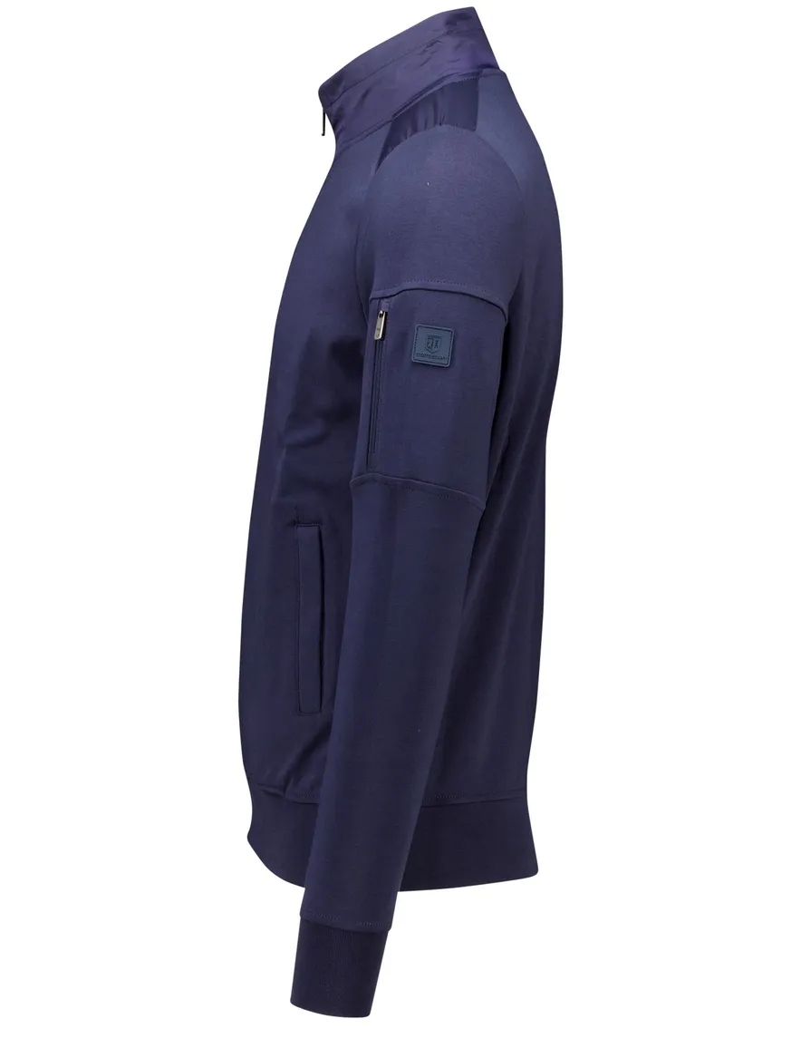 State of Art vest donkerblauw effen