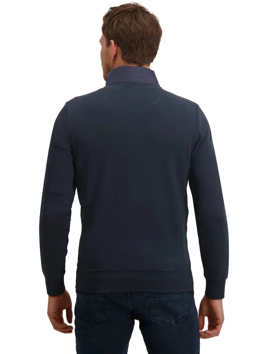 State of Art vest donkerblauw effen