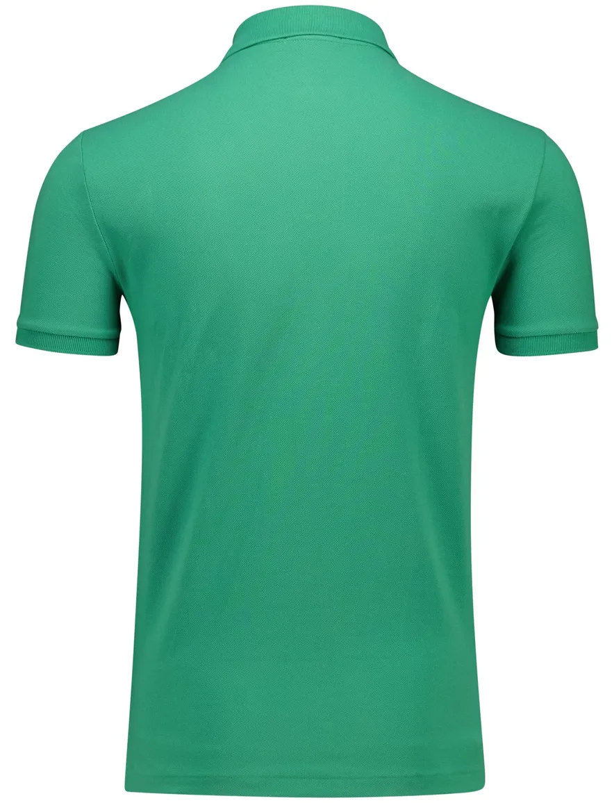 Polo Ralph Lauren poloshirt groen custom slim fit 100% katoen