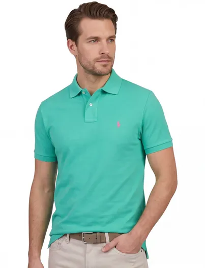 Polo Ralph Lauren Polo Ralph Lauren polo turquoise Custom Slim Fit