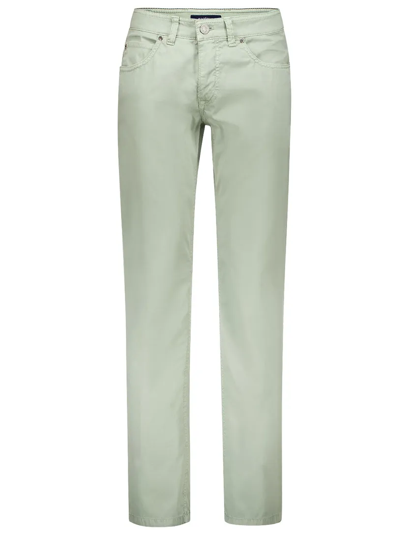 5-pocket broek Gardeur groen katoen