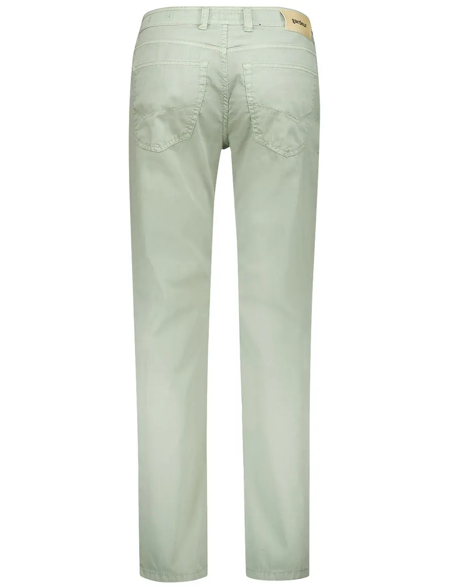 Gardeur broek groen normale fit katoen