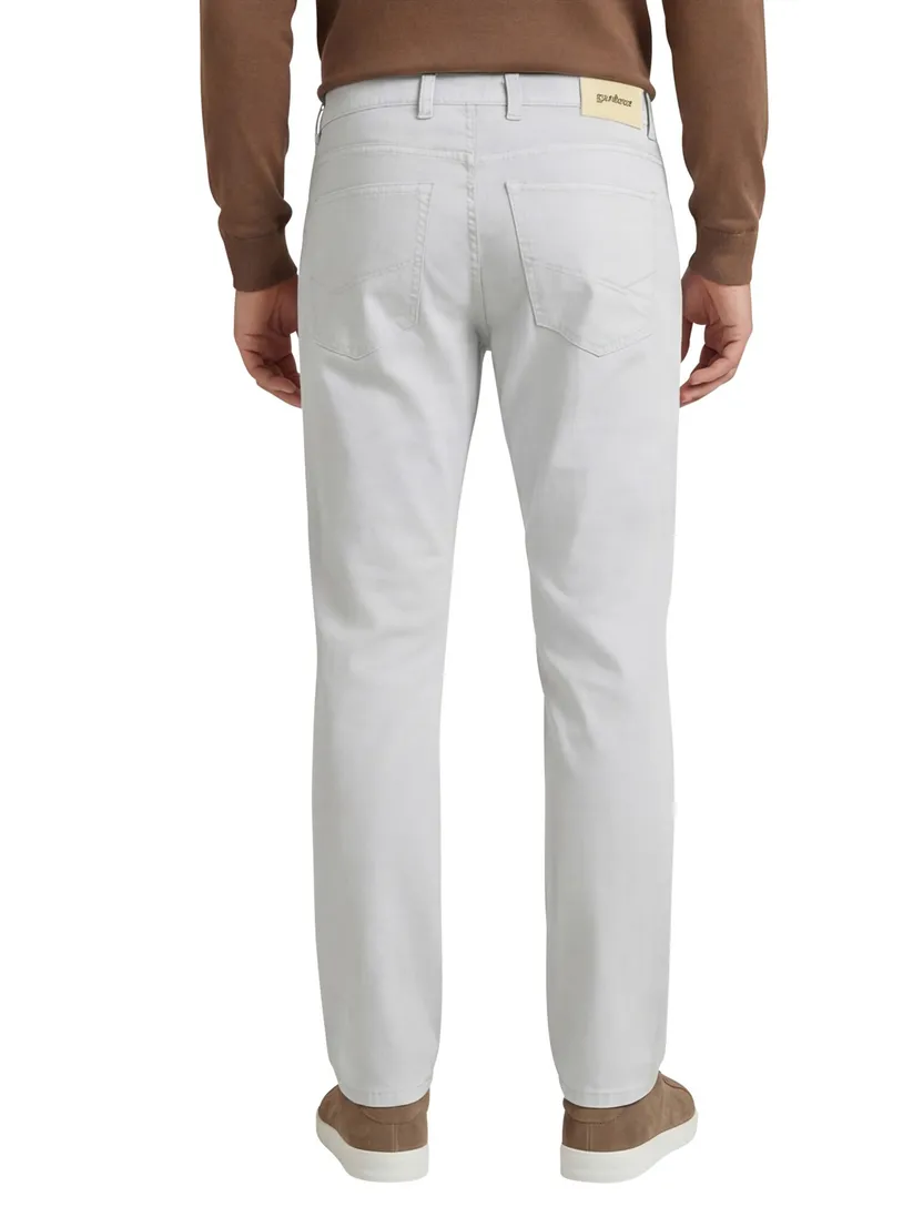 jeans Gardeur Bill grijs katoen normale fit