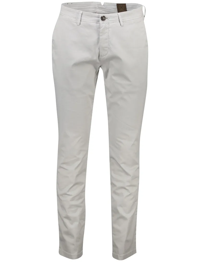 Gardeur subway pantalon grijs effen