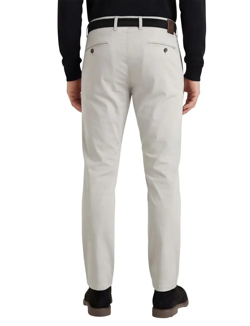 Gardeur subway pantalon grijs effen