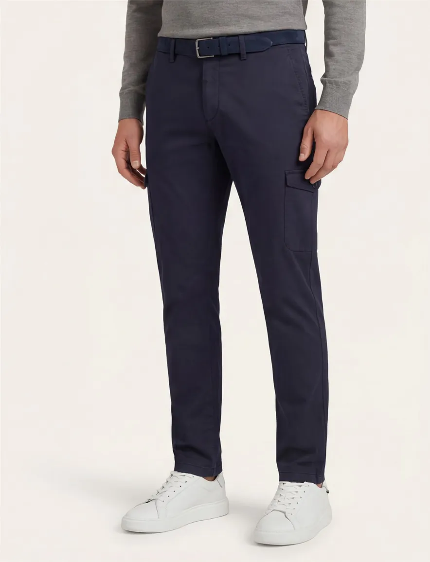 Gardeur Pantalon donkerblauw subway slim fit
