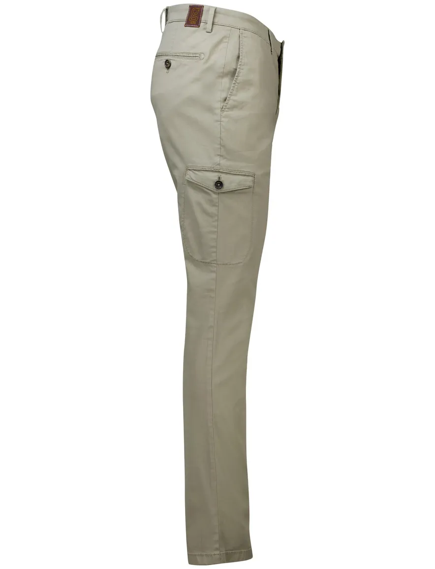Gardeur subway OA Pantalon cargo Khaki regular fit