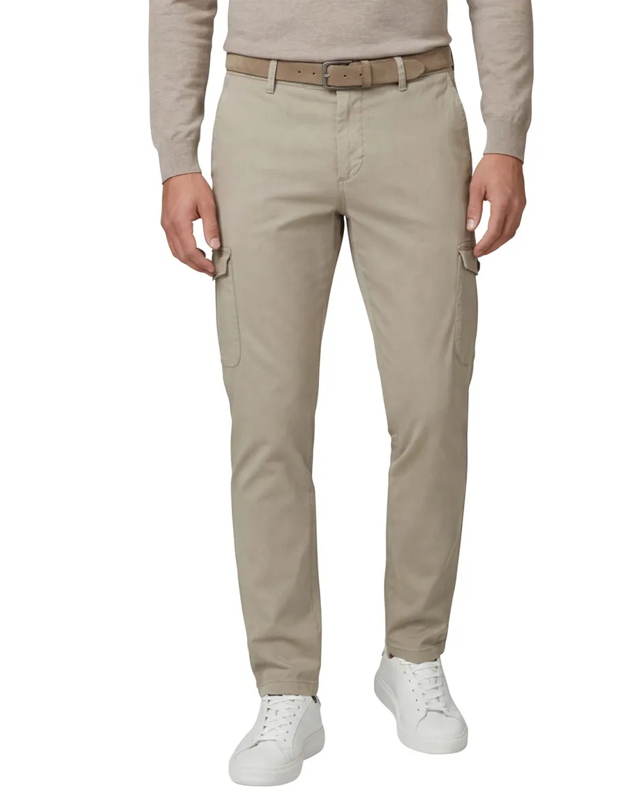 Gardeur subway OA Pantalon cargo Khaki regular fit