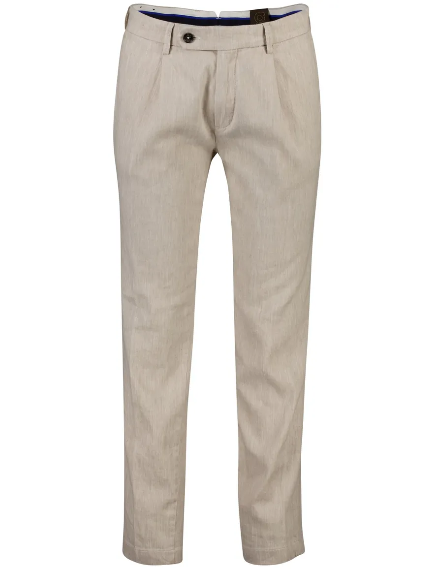 Gardeur Tolino pantalon beige effen