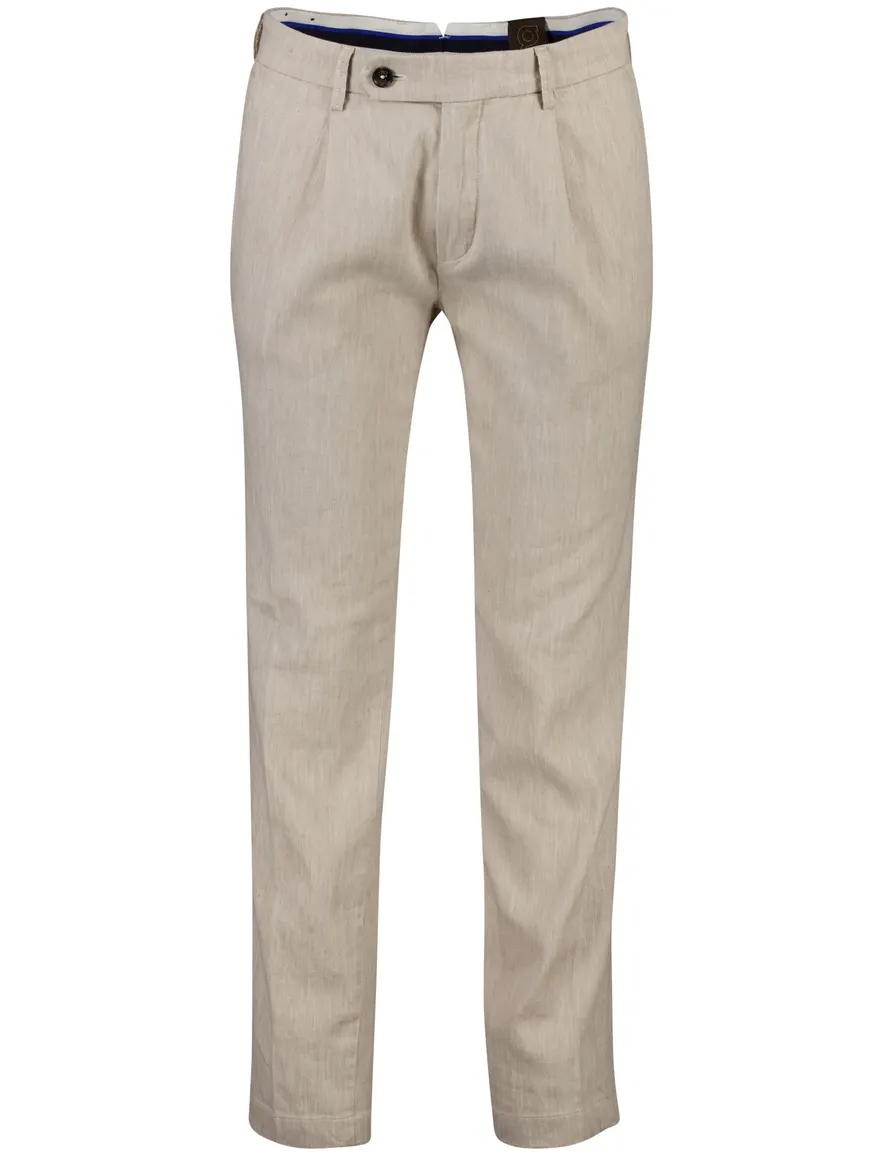 Gardeur Tolino pantalon beige effen