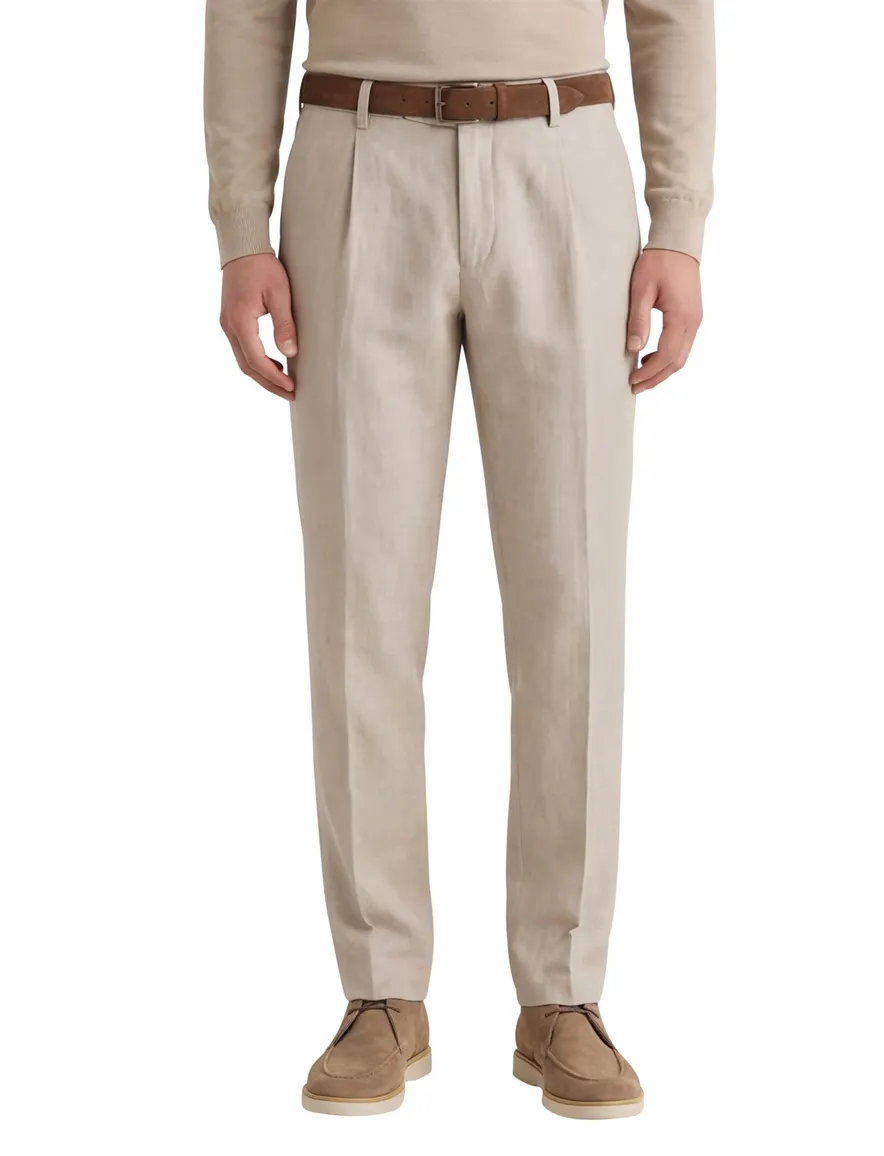 Gardeur Tolino pantalon beige effen