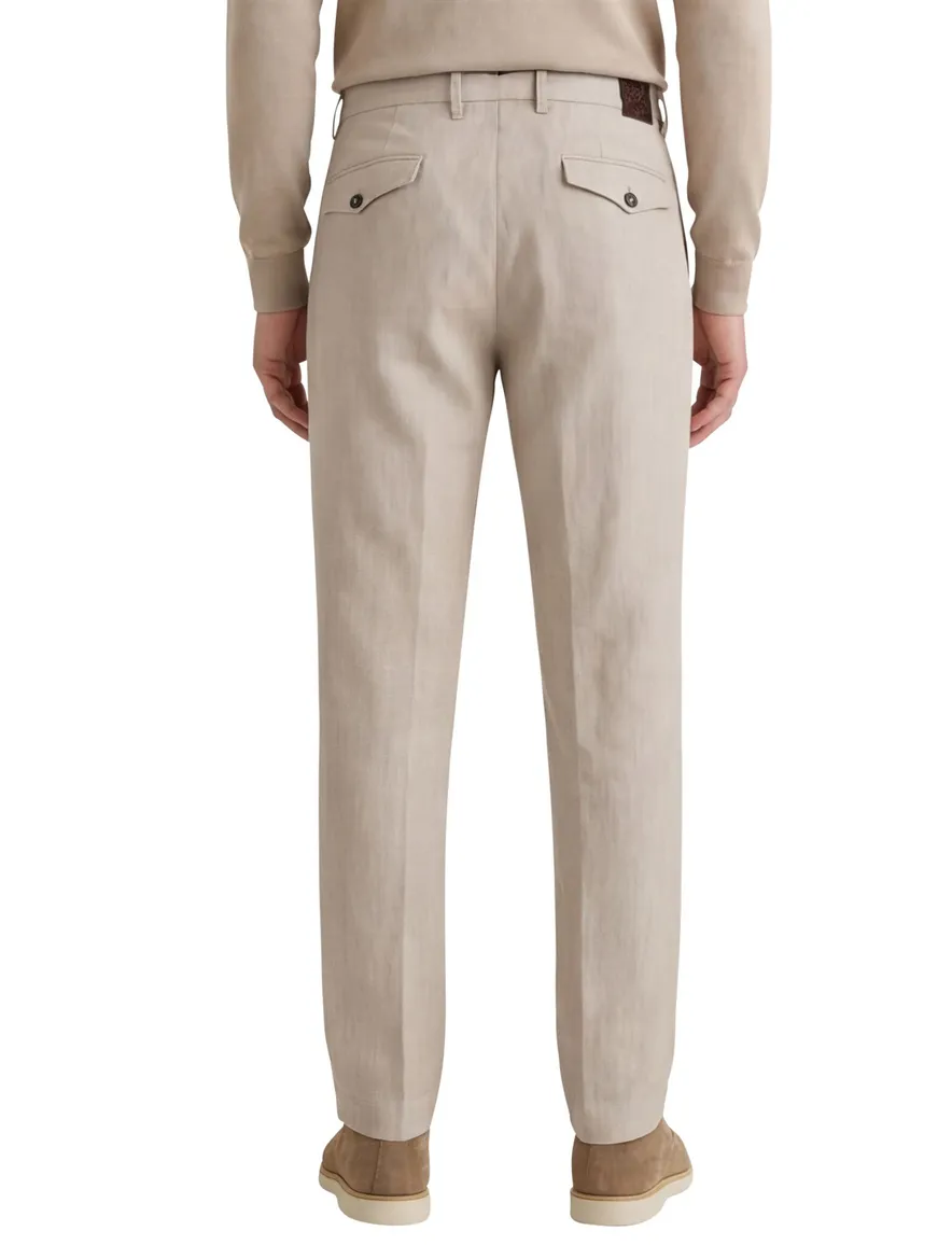Gardeur Tolino pantalon beige effen
