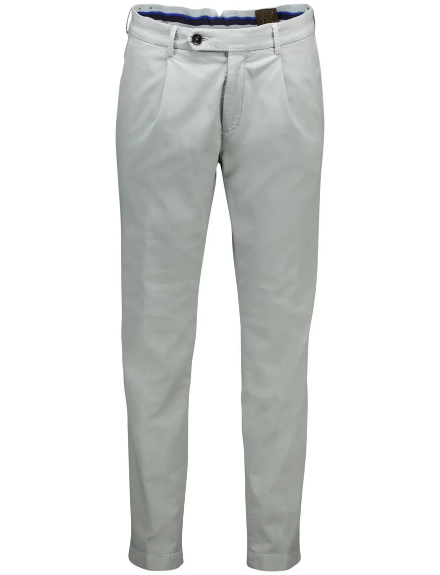 Gardeur Pantalon katoen grijs flatfront