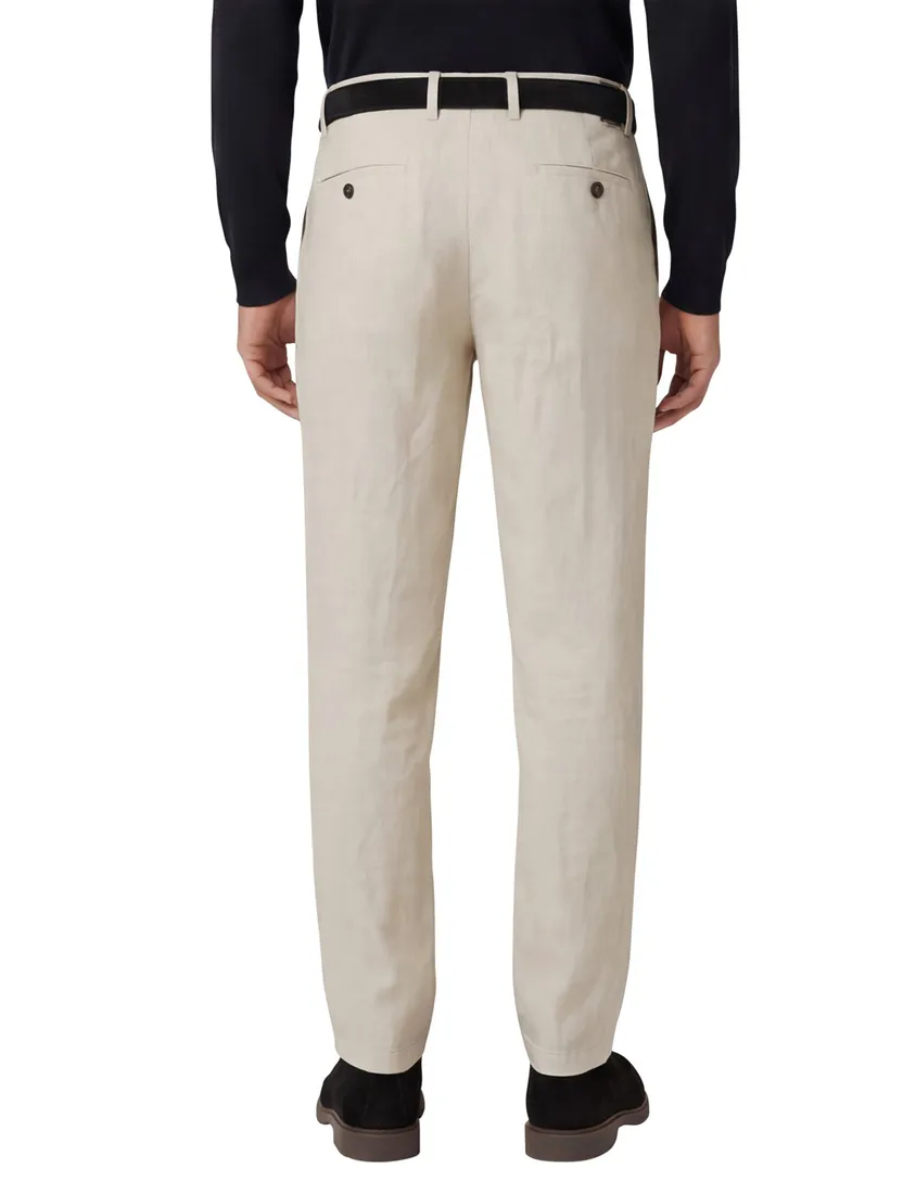 Gardeur beige pantalon linnen