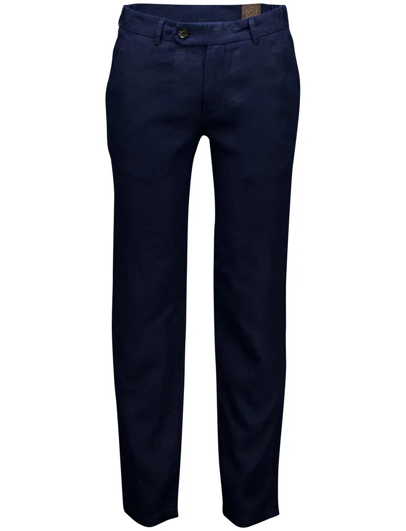 Gardeur pantalon Trevi-3 blauw tapered fit effen