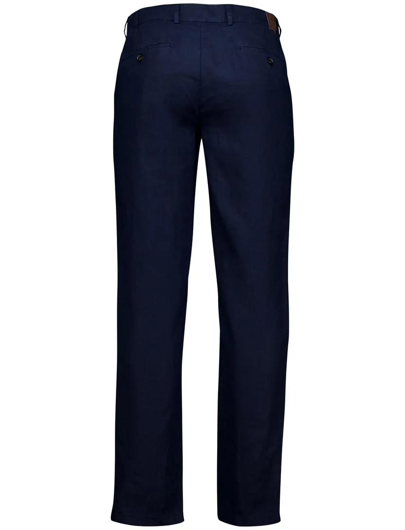 Gardeur pantalon Trevi-3 blauw tapered fit effen