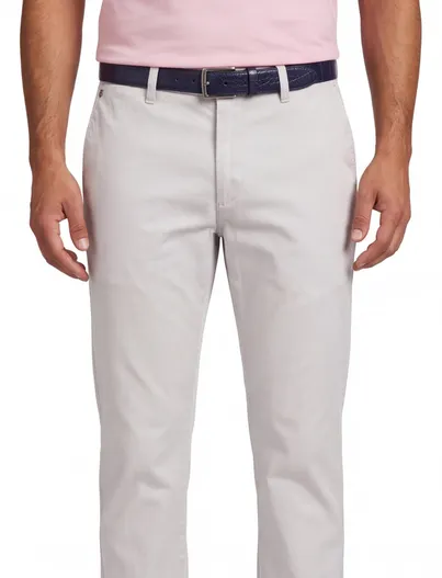 Gardeur Gardeur Pantalon katoen grijs effen