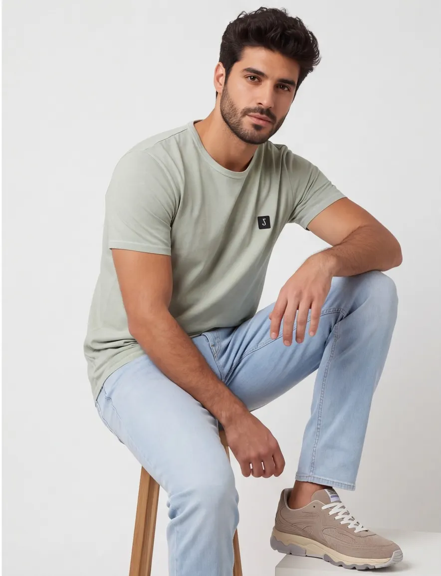 Butcher of Blue Army T-shirt groen ronde hals