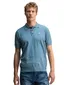 Butcher of Blue Clifden polo blauw katoen 3-knoops