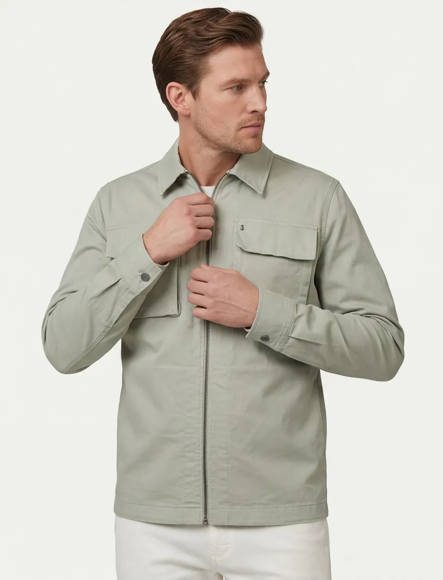 Butcher of Blue overshirt groen