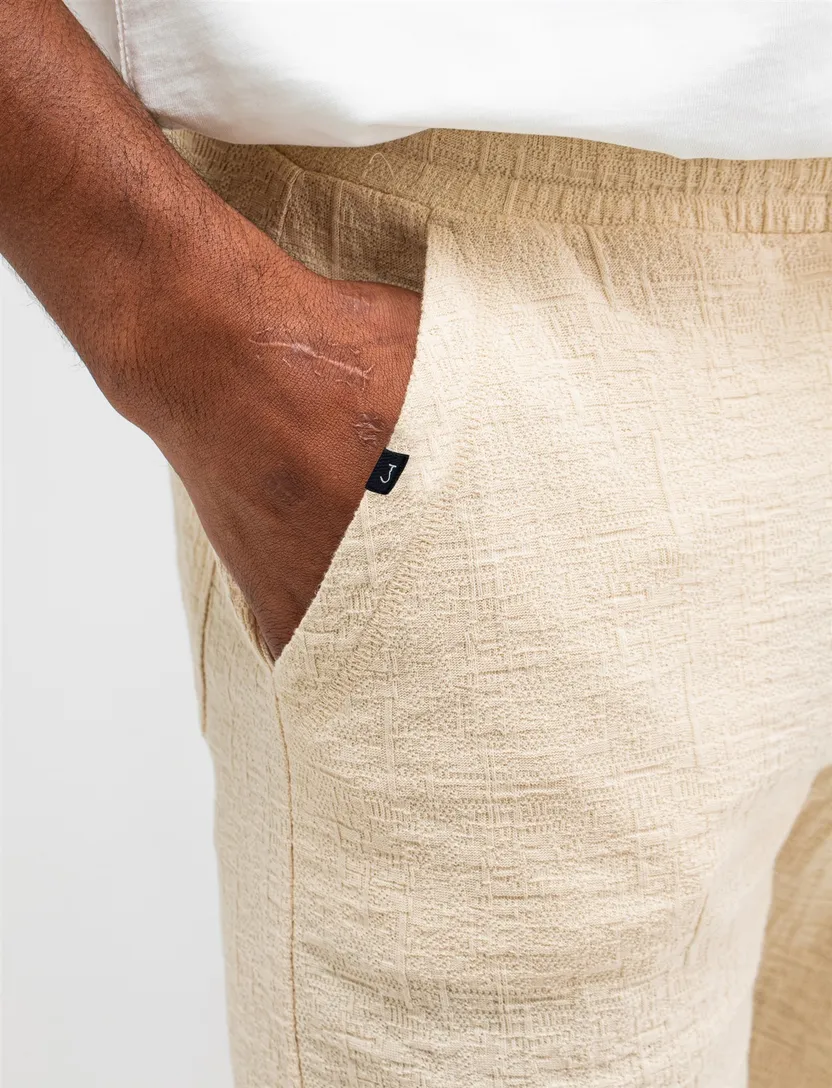 korte broek Butcher of Blue beige katoen
