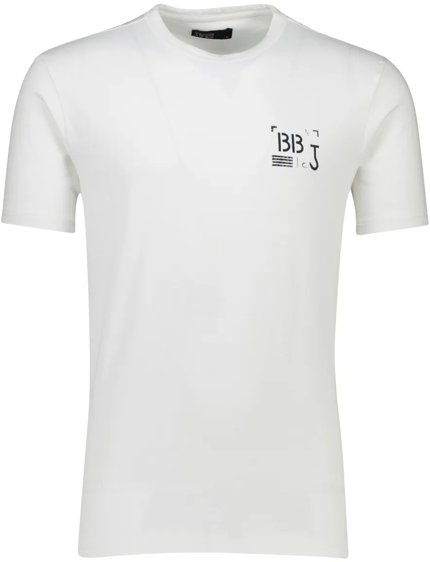 Butcher of Blue katoenen t-shirt wit backprint