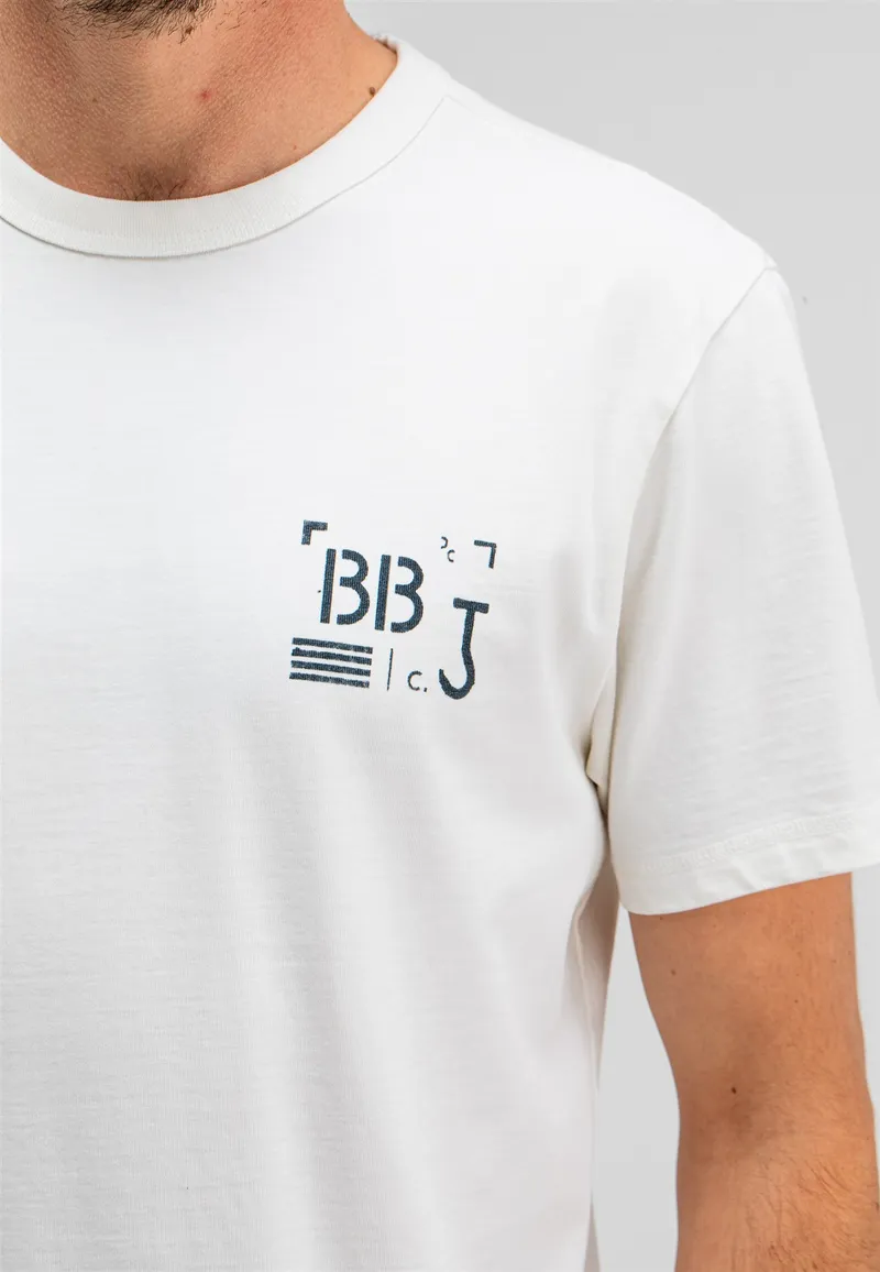 Butcher of Blue katoenen t-shirt wit backprint