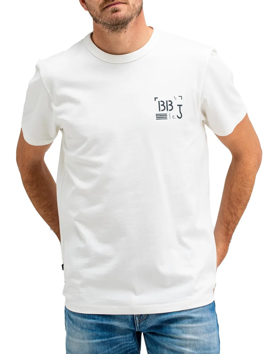 Butcher of Blue katoenen t-shirt wit backprint