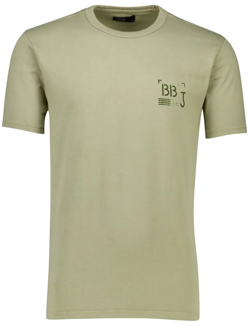 Butcher of Blue katoenen t-shirt groen backprint