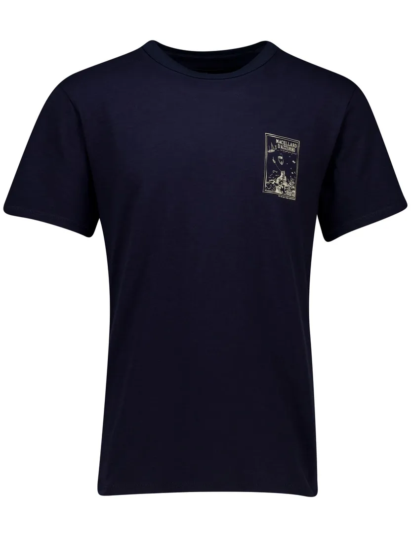 Butcher of Blue fresco t-shirt blauw korte mouw