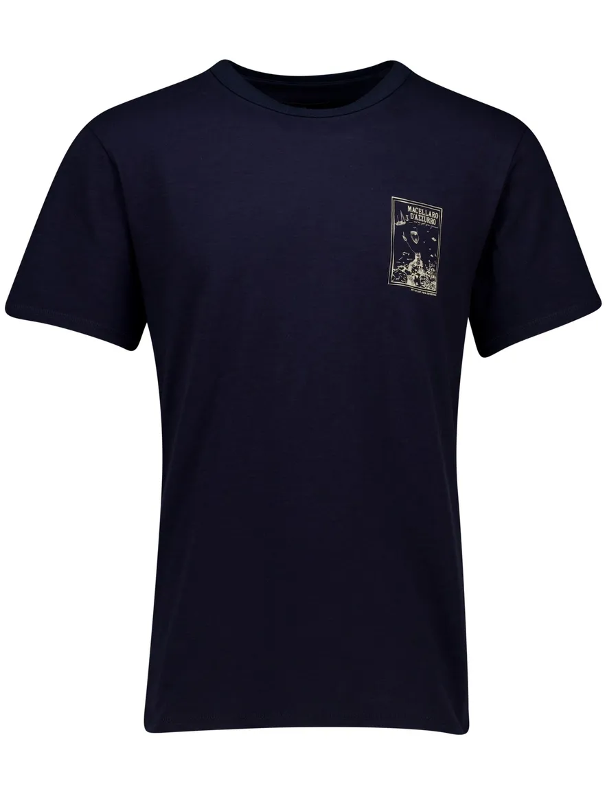 Butcher of Blue fresco t-shirt blauw