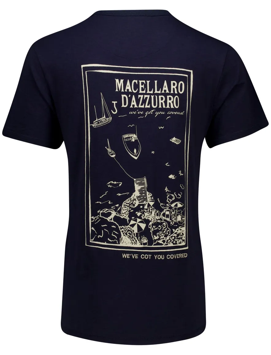 Butcher of Blue fresco t-shirt blauw