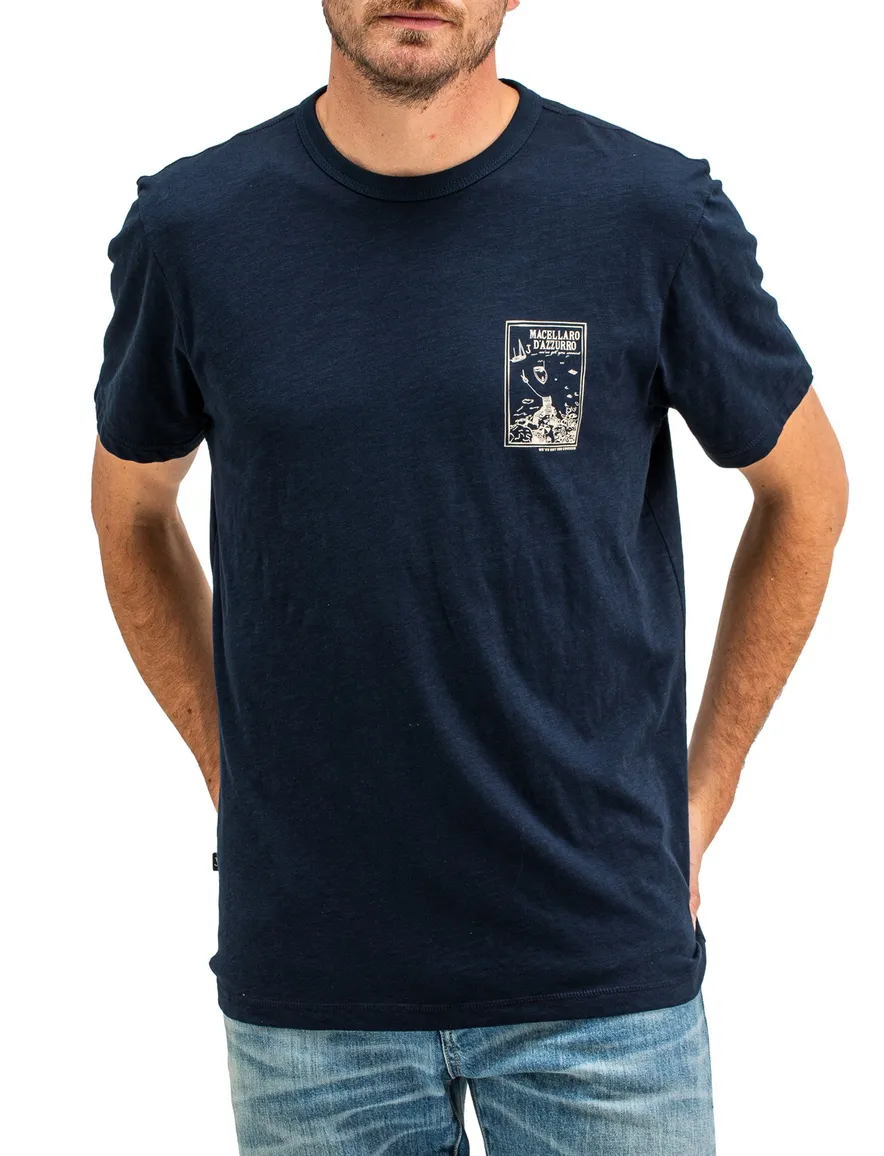 Butcher of Blue fresco t-shirt blauw