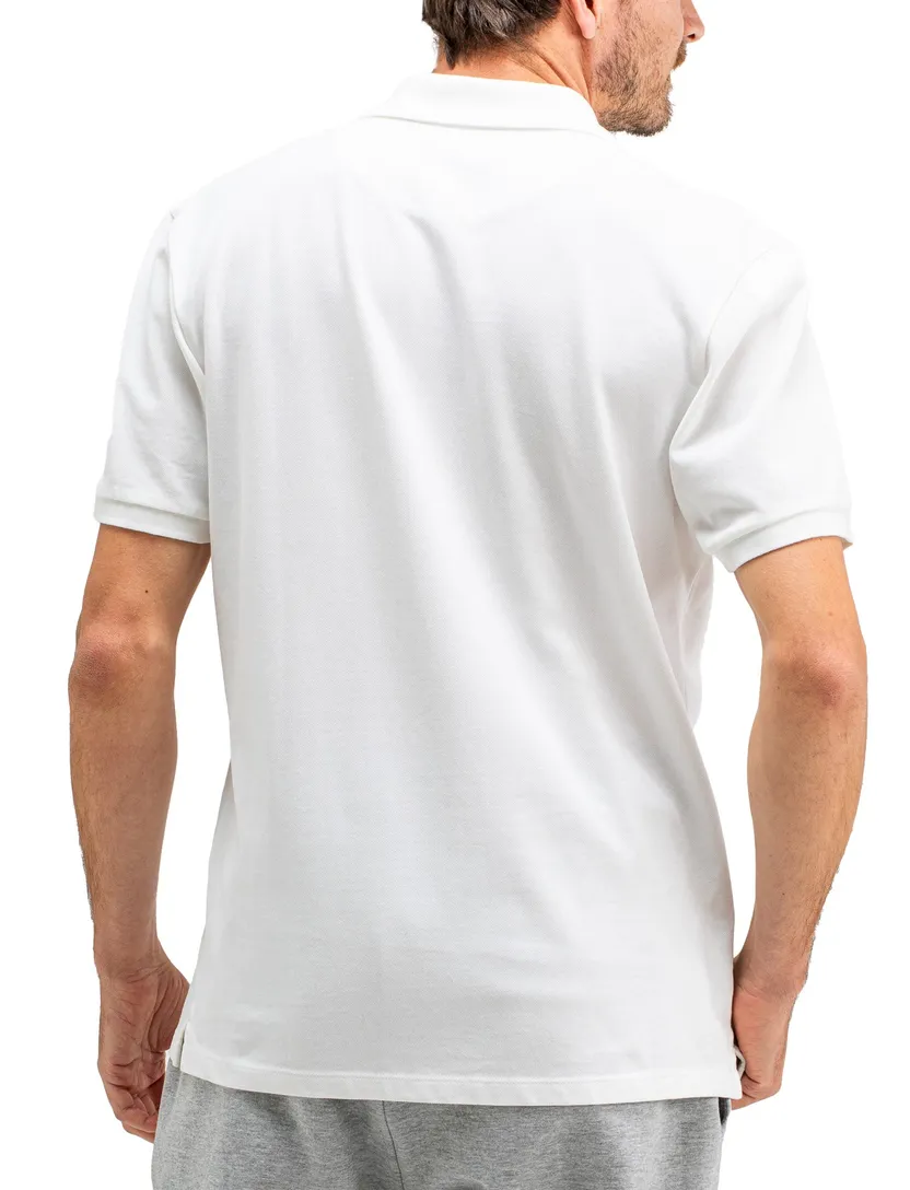 poloshirt Butcher of Blue polo wit effen katoen