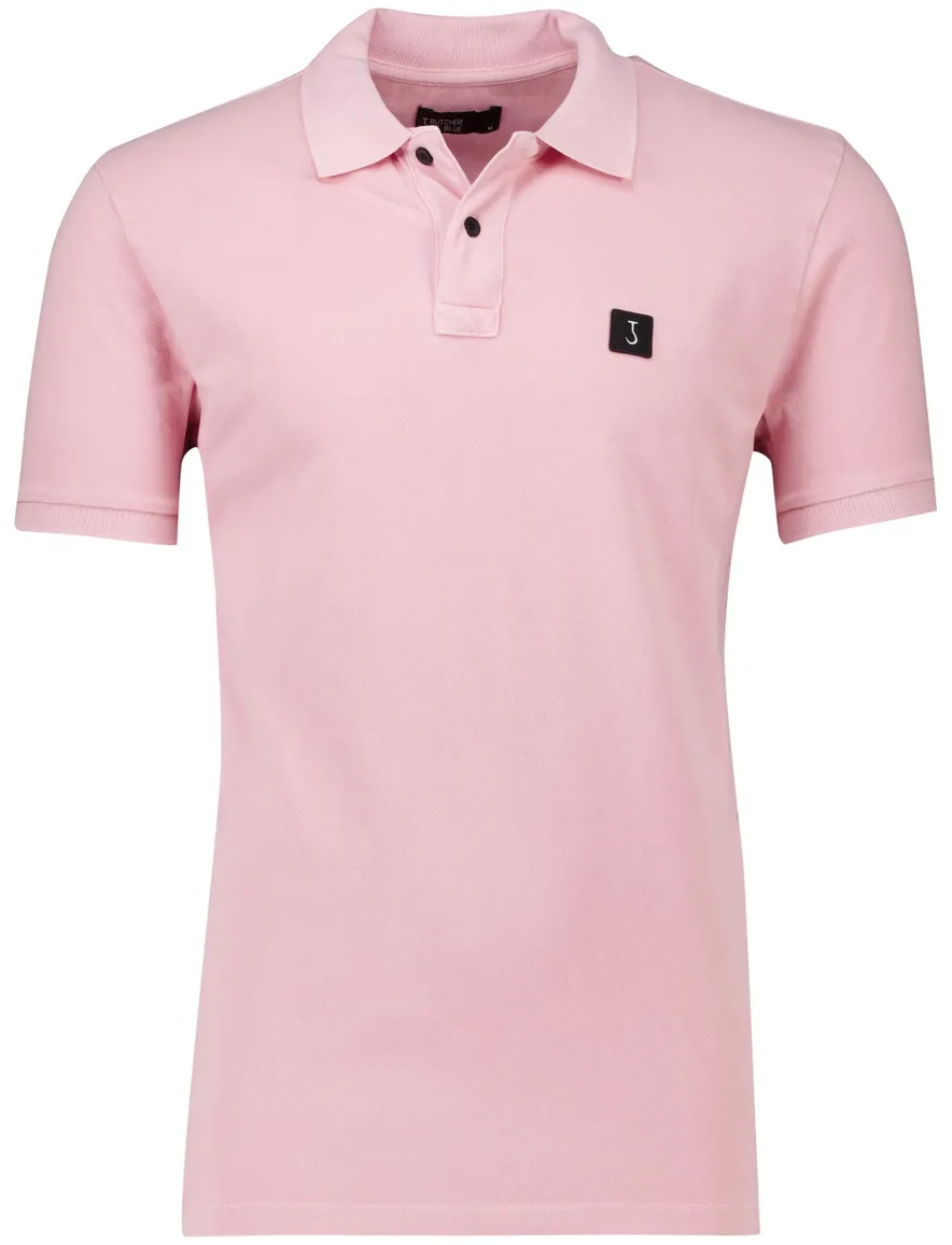 Butcher of Blue polo roze katoen