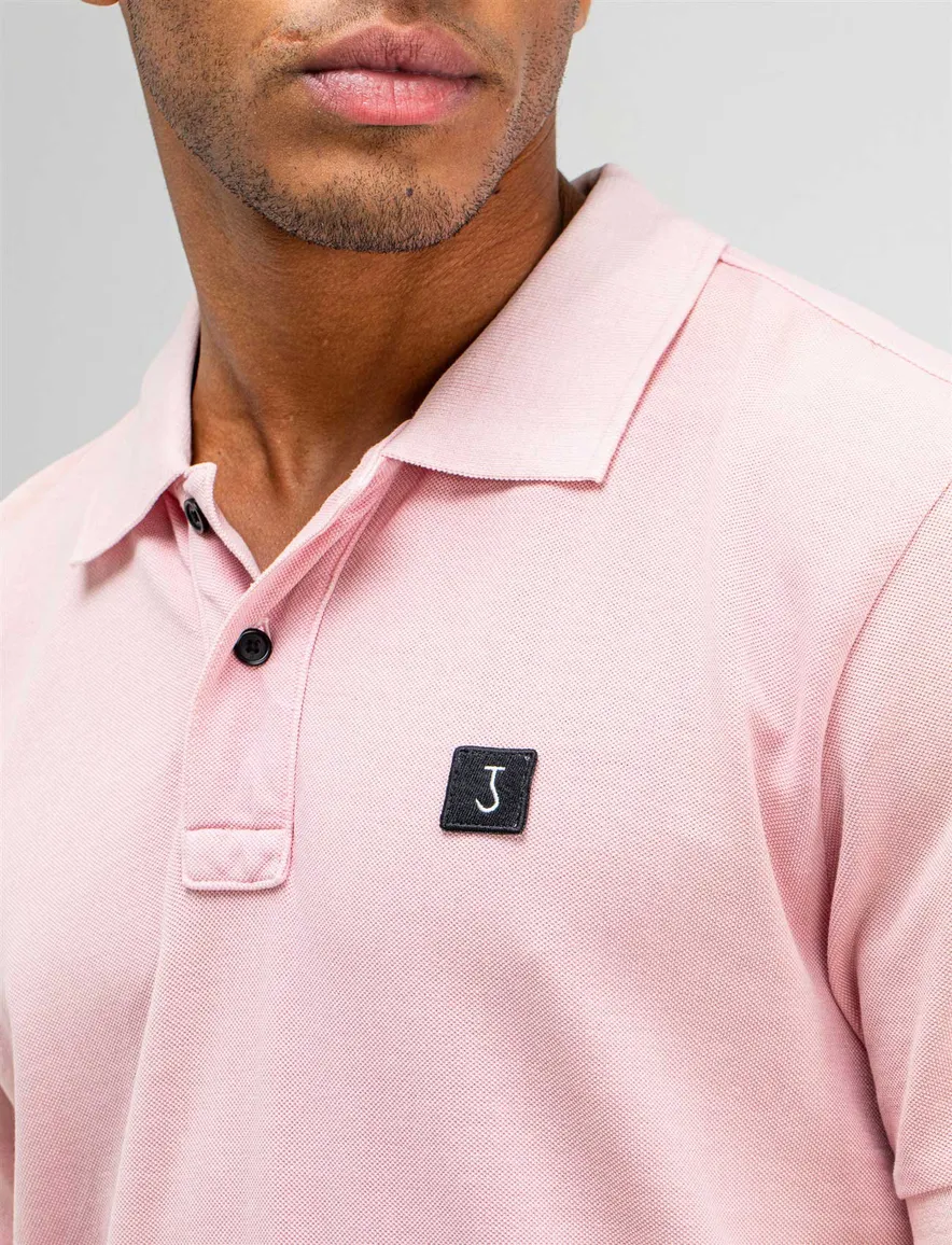 Butcher of Blue polo roze katoen