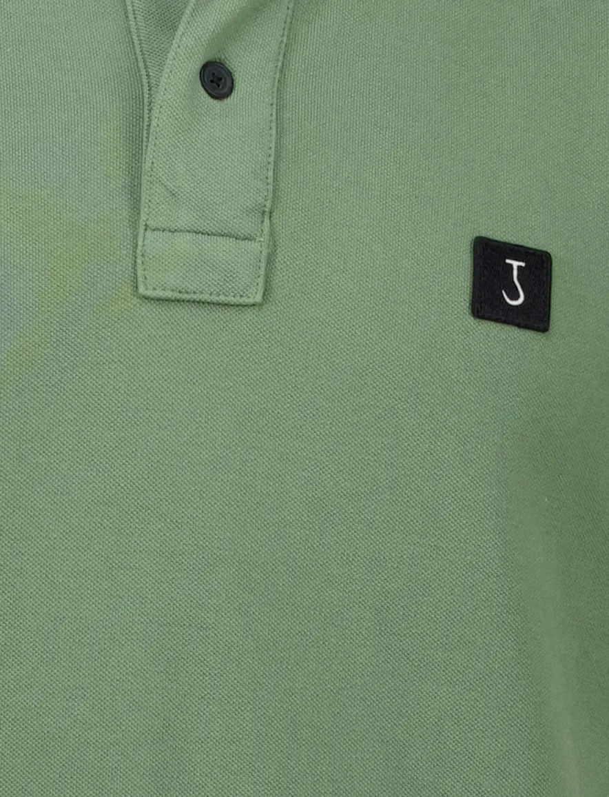 Butcher of Blue polo groen effen