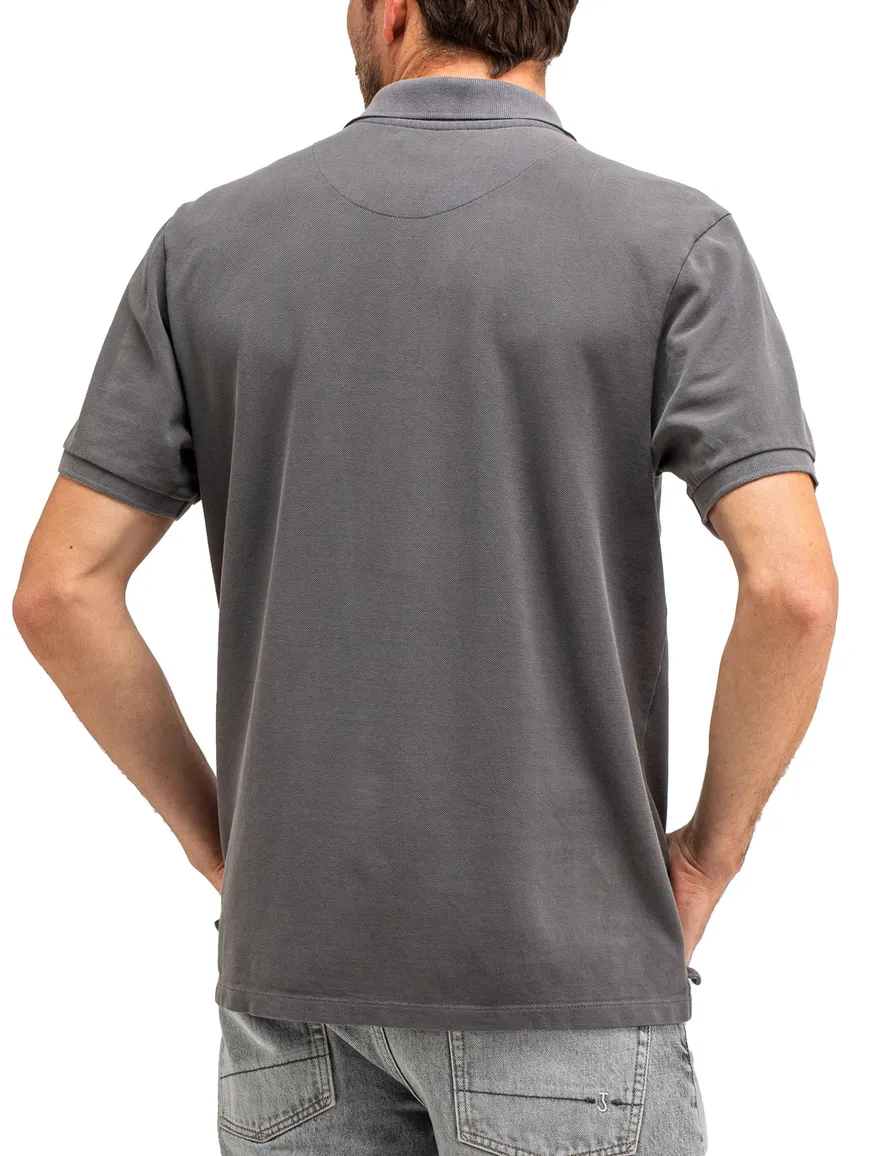 poloshirt korte mouw grijs Butcher of Blue