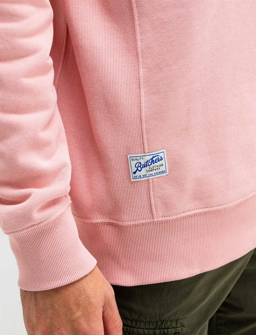 Butcher of Blue Army College crew neck trui roze