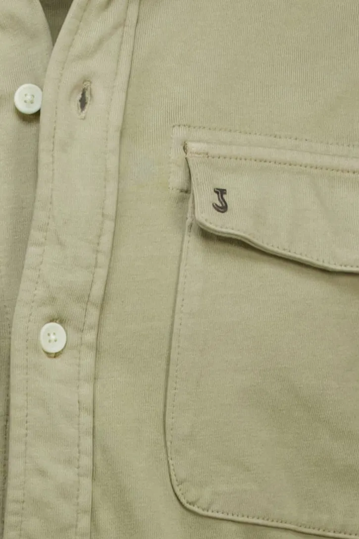 Butcher of Blue overshirt khaki katoen